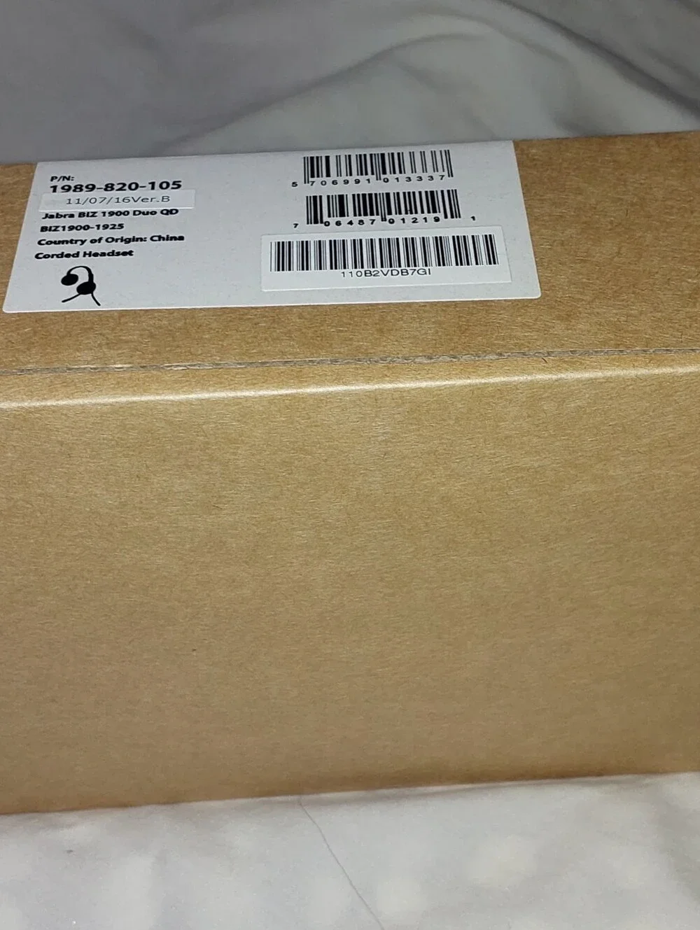 Jabra BIZ 1900 Duo QD Corded Headset